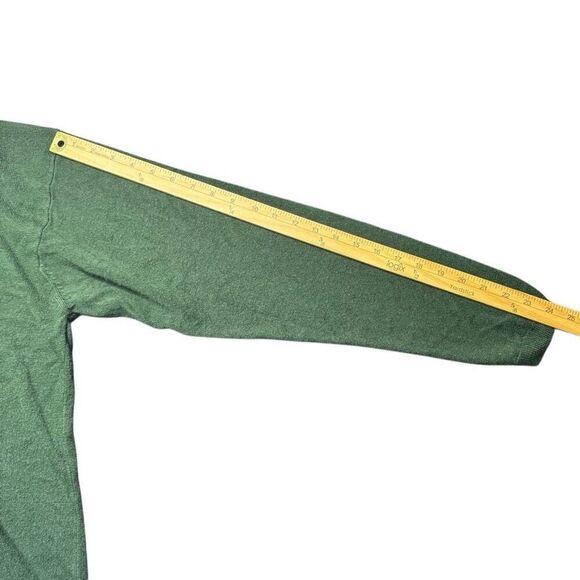 Woods and Gray Green V Neck Knit Sweater Mens XL Preppy Golf Acrylic Spring - Picture 6 of 6